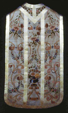 Holy See chasuble, artist unknown
